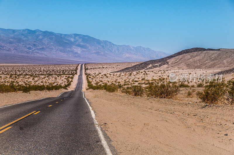 美国死亡谷国家公园高速公路，加州/内华达州